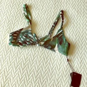 Stone Fox Swim Monstera Hana Bikini Top